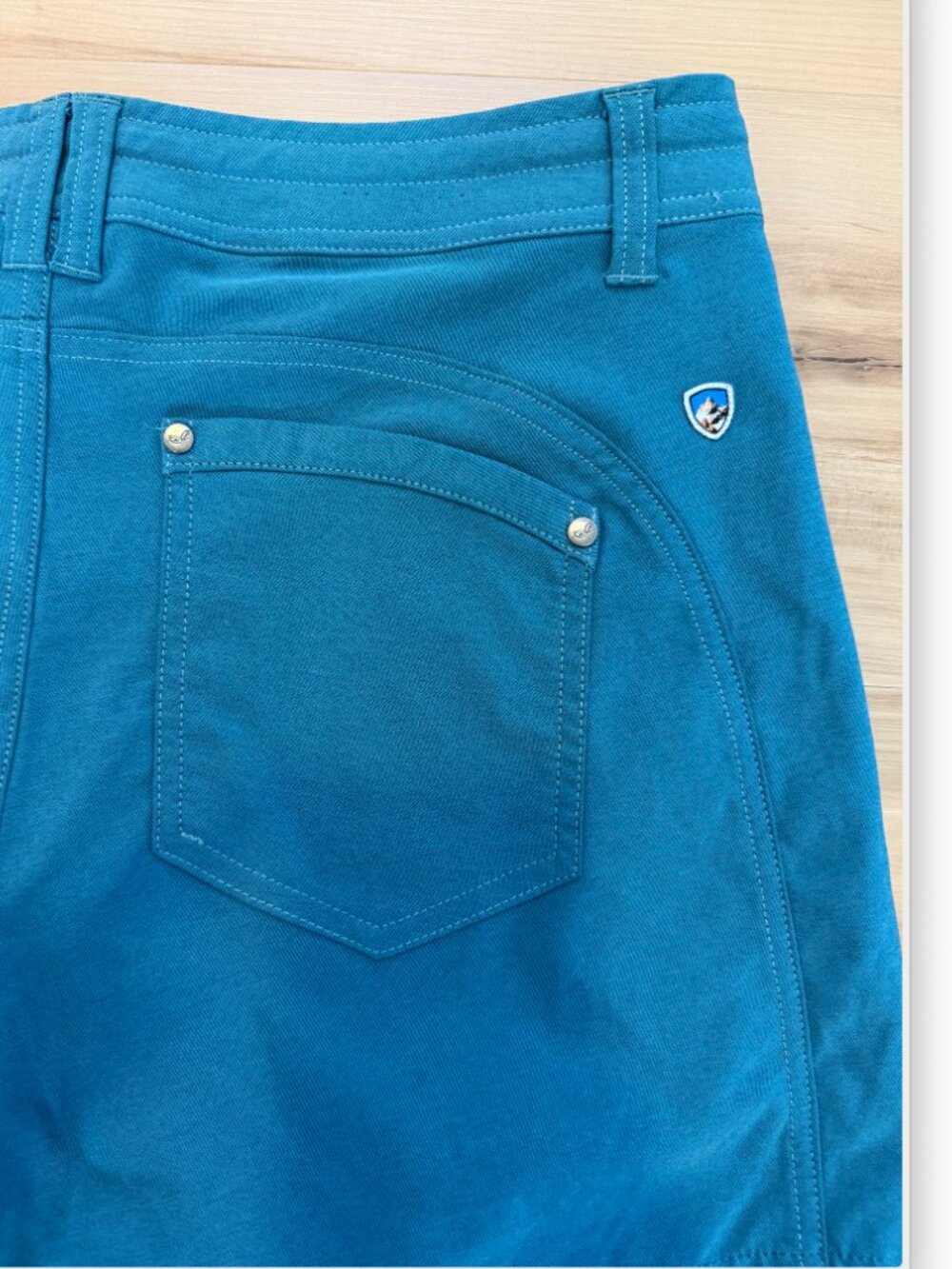 KÜHL Women's Size 8 Blue Performance Hiking Shorts Outdoor Travel Active